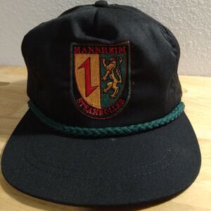 Vintage Mannheim Steamrollers Concert Tour Crest Logo Rope Strap Back Hat